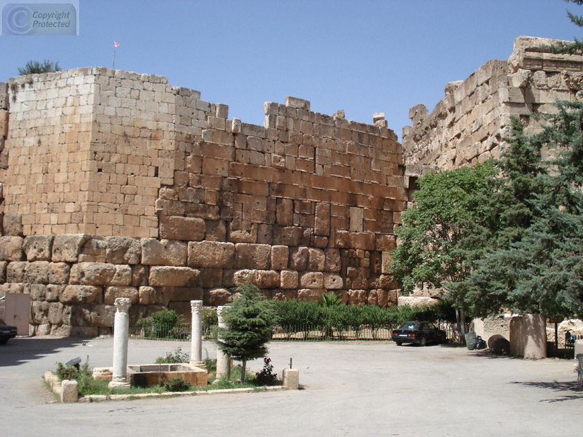 Front of Roman Ruins in Baalbek